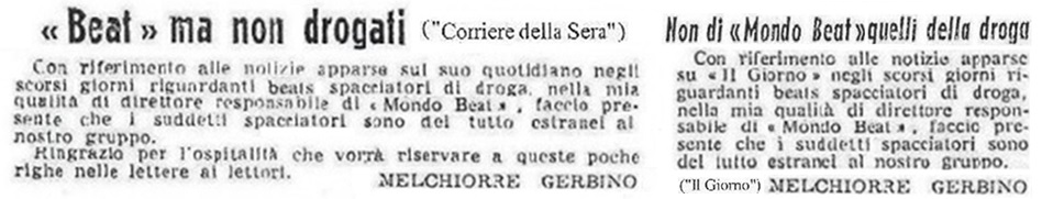 Melchiorre Gerbino allontana le trappole all'hashish dai giovani di Mondo Beat