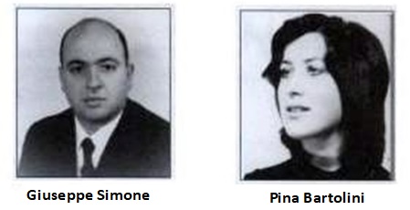 Ringraziamenti di Melchiorre Gerbino a Giuseppe Simone e a Pina Bartolini