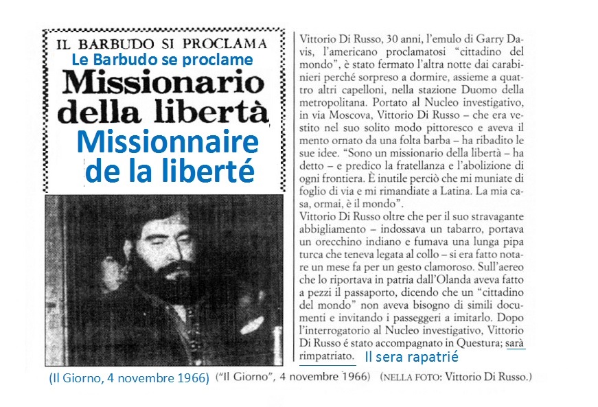  Vittorio Di Russo reçoit un ordre d'expulsion obligatoire du quartier général de la police