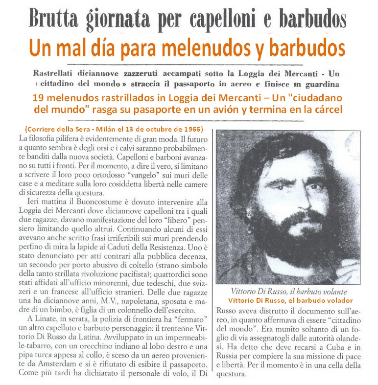  Vittorio Di Russo era un activista del Movimiento Provo en Holanda
