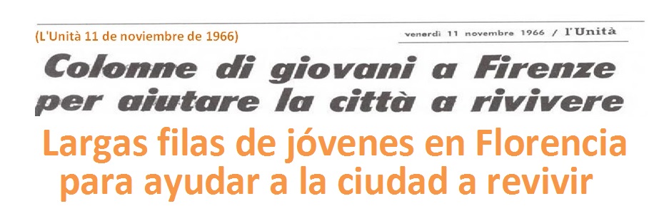 Los jóvenes de Mondo Beat fueron los primeros en responder a salvar una herencia de arte y cultura en Florencia