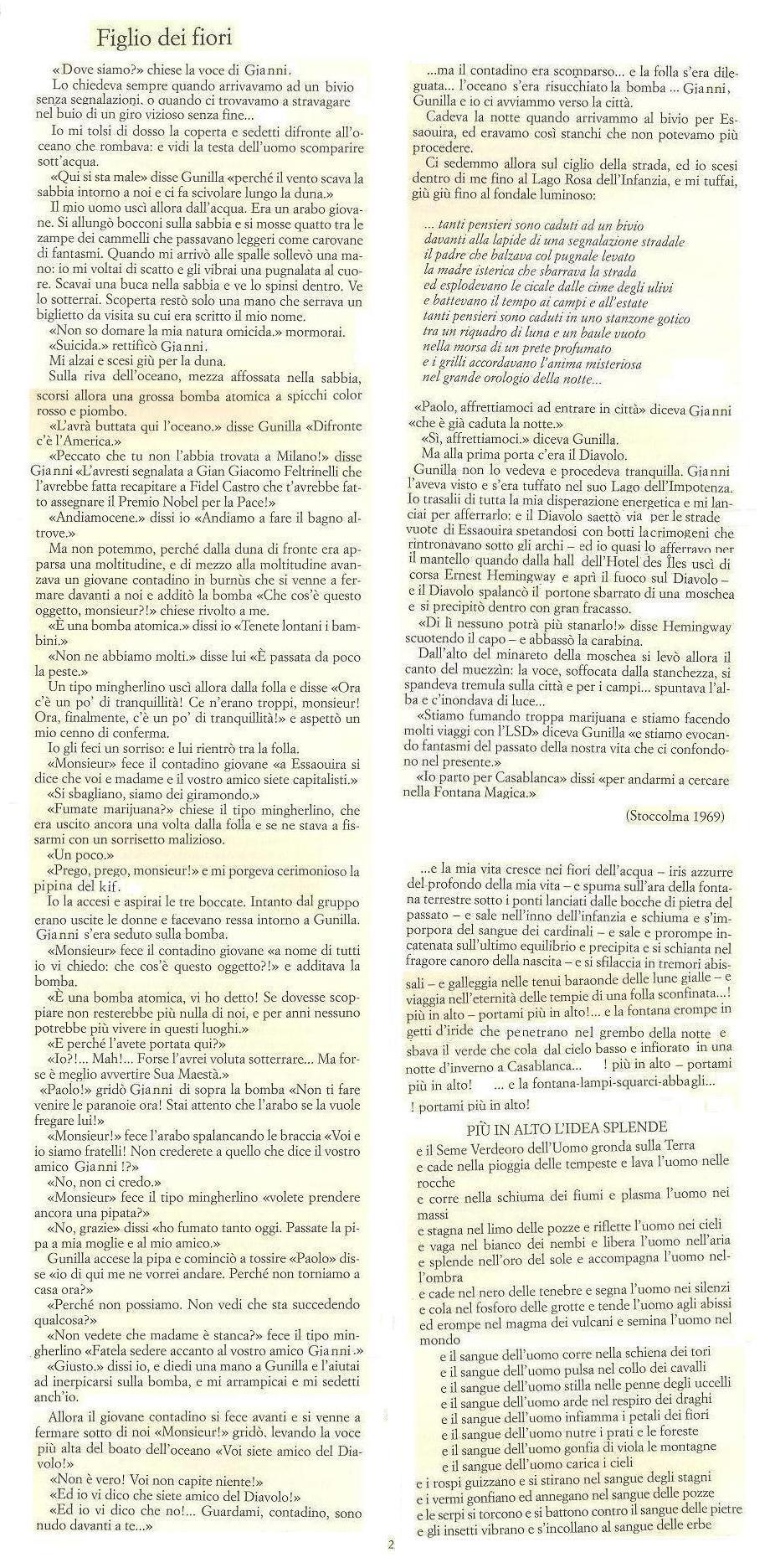 La spia Gianni De Martino era stata infiltrata in Mondo Beat