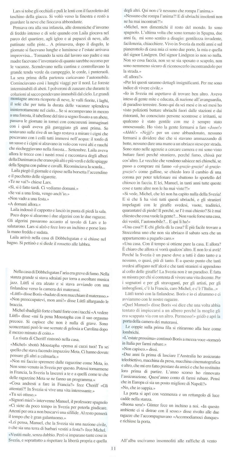 L'insediamento fu però nell'isola difronte alla 'Madre Svea'